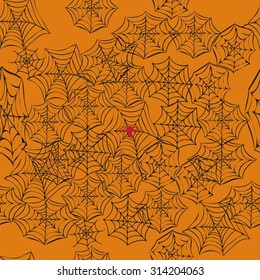 Seamless pattern for Halloween.  Vector illustration.