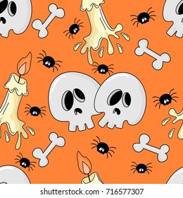 Seamless pattern for Halloween. Vector illustration.