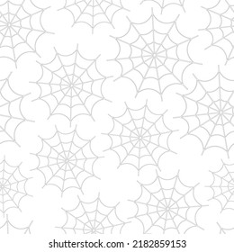 Seamless pattern Halloween with web spider vector illustration