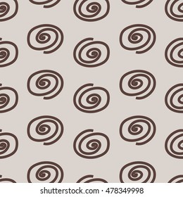 Seamless pattern of hand draw line
