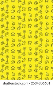 Seamless pattern with hand drawing . Background for textile, wrapping paper, fashion, illustration background, Book cover , Vector Illustrator