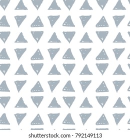 Seamless pattern with hand drawing geometrical elements.