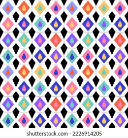 Seamless pattern with hand drawn. Background for textile, wrapping paper, fashions, illustrations.
