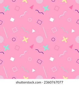 Seamless pattern with hand drawn. Background for textile, wrapping paper, fashions, illustrations.