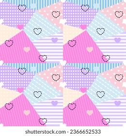 Seamless pattern with hand drawn. Background for textile, wrapping paper, fashions, illustrations.