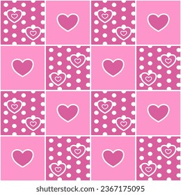 Seamless pattern with hand drawn. Background for textile, wrapping paper, fashions, illustrations.