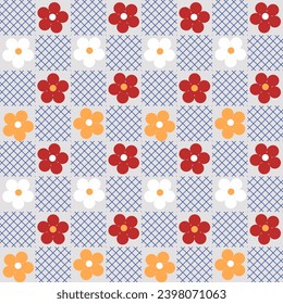 Seamless pattern with hand drawn. Background for textile, wrapping paper, fashion, illustration.