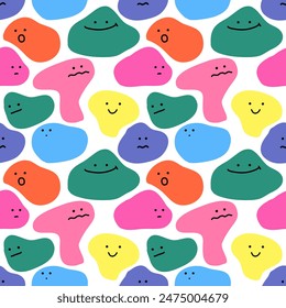 Seamless pattern with hand drawn. Background for textile, wrapping paper, fashion, illustration.