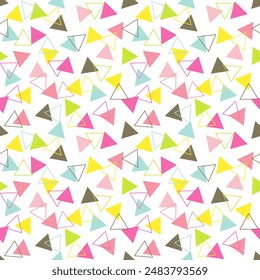 Seamless pattern with hand drawn. Background for textile, wrapping paper, fashion, illustration.