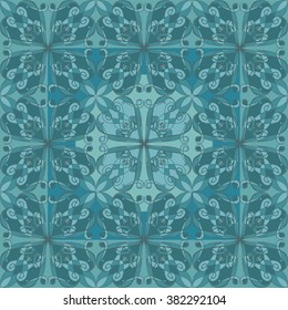 seamless pattern, Hand drawn background. Islam, Arabic, Indian, ottoman motifs. Perfect for printing on fabric or paper.