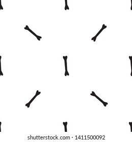 Seamless pattern with hand drawn  bones. Childish texture for fabric, textile, apparel. Vector background 