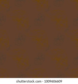 Seamless pattern with hand drawn bow-tie. Detailed sketch of holiday symbol. Useful for background, fabric or paper.