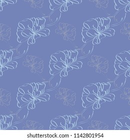 Seamless pattern with hand drawn bow-tie. Detailed sketch of holiday symbol. Useful for background, fabric or paper.