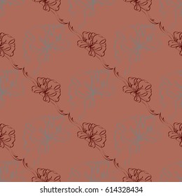 Seamless pattern with hand drawn bow-tie. Detailed sketch of holiday symbol. Useful for background, fabric or paper.