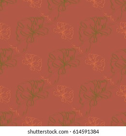 Seamless pattern with hand drawn bow-tie. Detailed sketch of holiday symbol. Useful for background, fabric or paper.