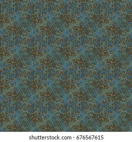 Seamless pattern with hand drawn bow-tie. Detailed sketch of holiday symbol. Useful for background, fabric or paper.
