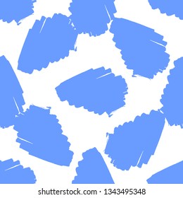 Seamless pattern with hand drawn brush strokes.