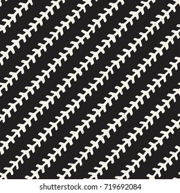 Seamless pattern with hand drawn brush strokes. Ink doodle grunge illustration. Geometric vector pattern.