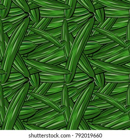 Seamless pattern hand drawn cucumber, vector