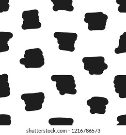 Seamless pattern with hand drawn design elements