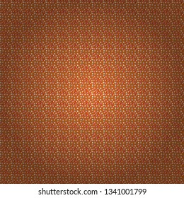Seamless pattern with hand drawn doodle desserts: cupcakes, cake, pie, muffins. Vector illustration. Cute birthday background on orange, white and pink.
