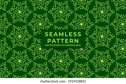 seamless pattern with Hand Drawn Doodle Mandala. Colorful illustration. islamic and traditional style. vector eps10.