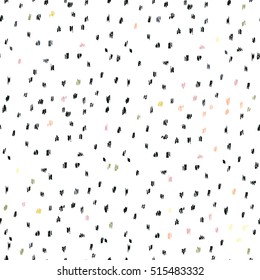 Seamless pattern with hand drawn elements.