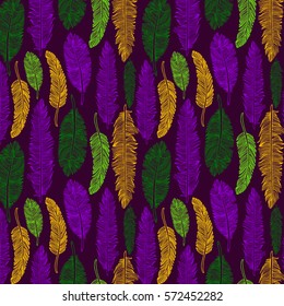 Seamless pattern of hand drawn elements.
