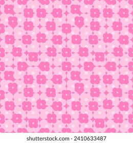 Seamless pattern with hand drawn flower. Background for textile, wrapping paper, fashion, illustration.