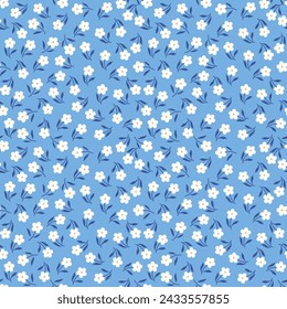Seamless pattern with hand drawn flower. Background for textile, wrapping paper, fashion, illustration.