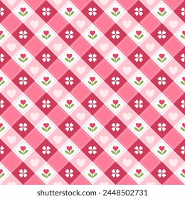 Seamless pattern with hand drawn flower. Background for textile, wrapping paper, fashion.