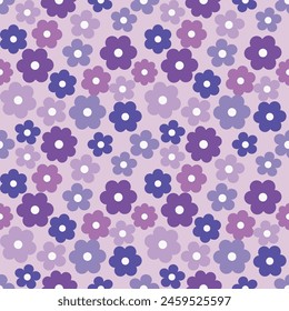 Seamless pattern with hand drawn flower. Background for textile, wrapping paper, fashion, illustration.