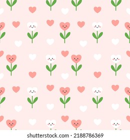 Seamless pattern with hand drawn flowers. Background for textile, wrapping paper, fashions, illustrations.