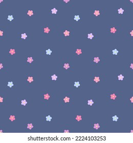 Seamless pattern with hand drawn flowers. Background for textile, wrapping paper, fashions, illustrations.