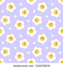 Seamless pattern with hand drawn flowers. Background for textile, wrapping paper, fashions, illustrations.