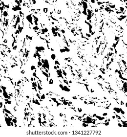 Seamless pattern with hand drawn grunge texture. Vector imprints and stamps. Modern monochrome texture. Vector ornament for wrapping paper, wallpapers, web design etc.