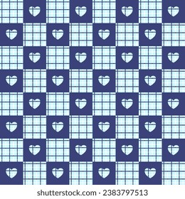 Patrón sin brillo con corazón dibujado a mano. Fondo para textil, papel envolvente, moda, ilustración.
