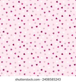 Seamless pattern with hand drawn heart. Background for textile, wrapping paper, fashion, illustration.