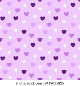 Seamless pattern with hand drawn heart. Background for textile, wrapping paper, fashion, illustration.