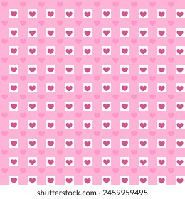Seamless pattern with hand drawn heart. Background for textile, wrapping paper, fashion, illustration.