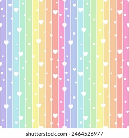 Seamless pattern with hand drawn heart. Background for textile, wrapping paper, fashion, illustration.