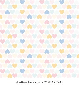 Seamless pattern with hand drawn heart. Background for textile, wrapping paper, fashion, illustration.