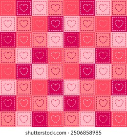 Seamless pattern with hand drawn heart. Background for textile, wrapping paper, fashion, illustration.