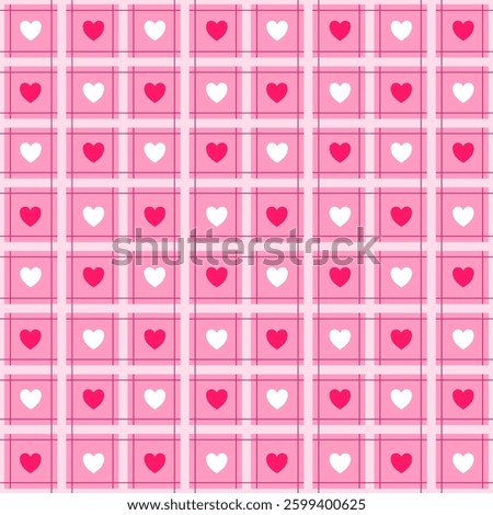 Seamless pattern with hand drawn heart. Background for textile, wrapping paper, fashion, illustration.
