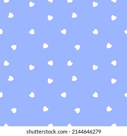 Seamless pattern with hand drawn hearts. Background for textile, wrapping paper, fashions, illustrations.