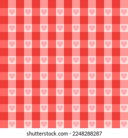 Seamless pattern with hand drawn hearts. Background for textile, wrapping paper, fashions, illustrations.