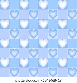 Seamless pattern with hand drawn hearts. Background for textile, wrapping paper, fashions, illustrations.