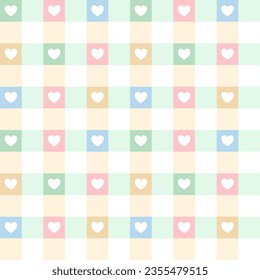 Seamless pattern with hand drawn hearts. Background for textile, wrapping paper, fashions, illustrations.