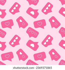 Seamless pattern with hand drawn hearts. Background for textile, wrapping paper, fashions, illustrations.