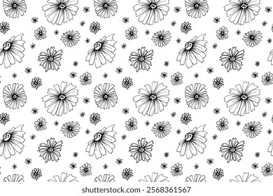 Seamless pattern with hand drawn herbs and spices elements. Kitchen herbs and spices. Vector illustration.